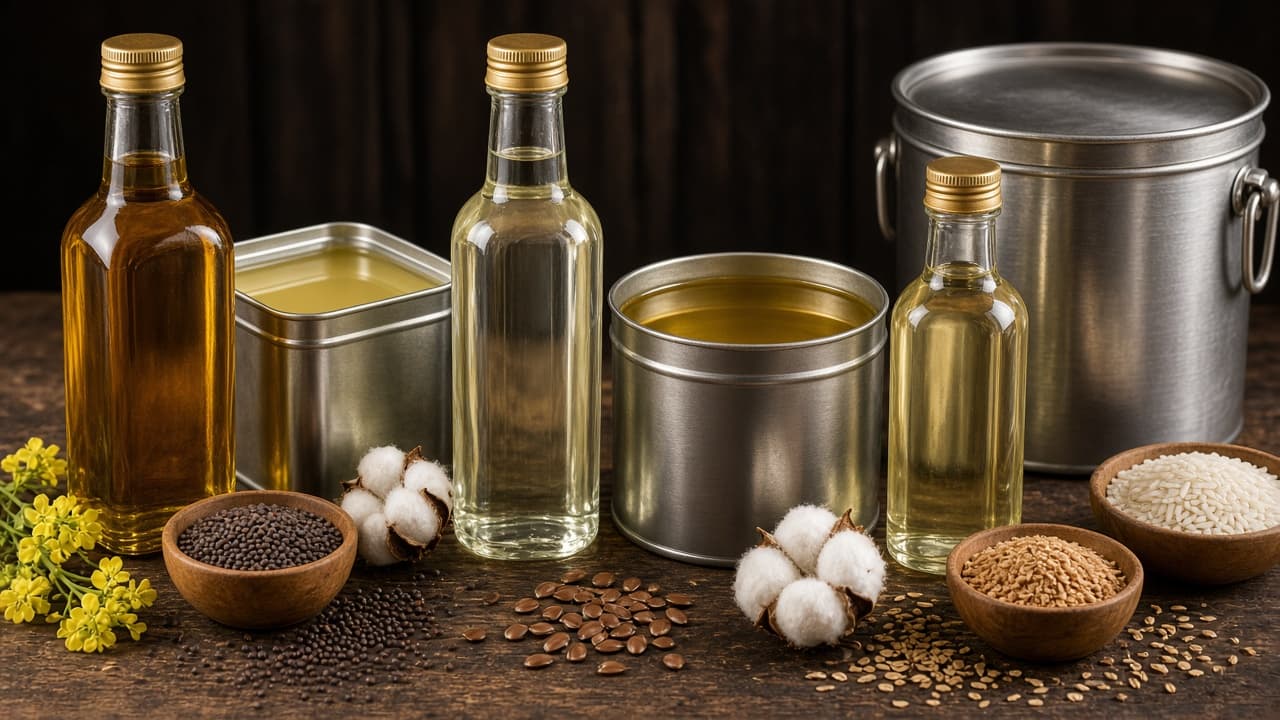 Edible Oils bulk trading - SS OIL AND FIBRES